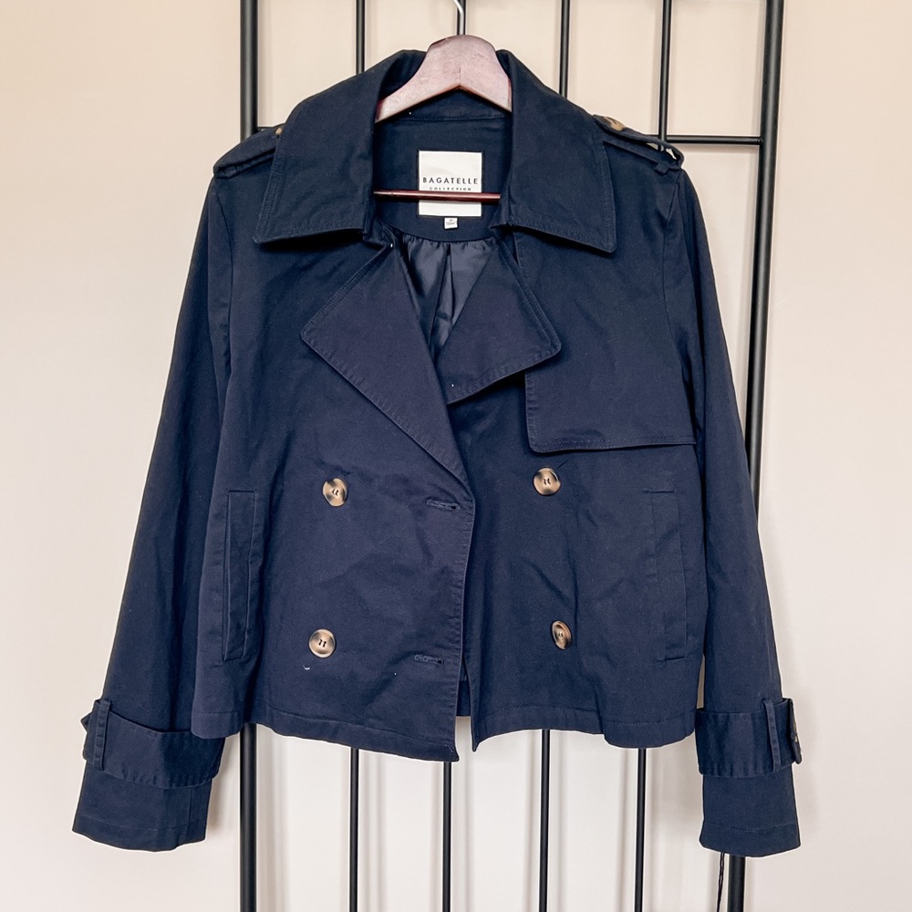 Bagatelle Midnight Blue Trench Coat